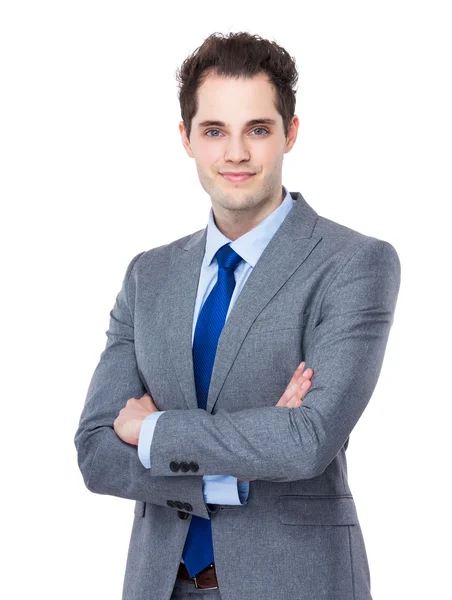 Joven hombre de negocios caucásico — Foto de Stock