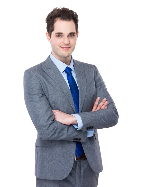 Jovem homem de negócios caucasiano — Fotografia de Stock