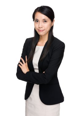 Asyalı genç iş kadını