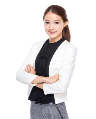 Asyalı genç iş kadını