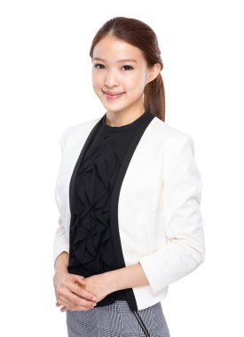 Asyalı genç iş kadını