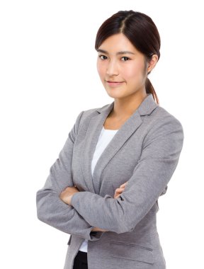 Asyalı genç iş kadını