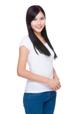 Genç Asyalı kadın