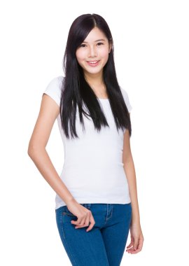 Genç Asyalı kadın