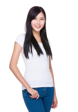 Genç Asyalı kadın