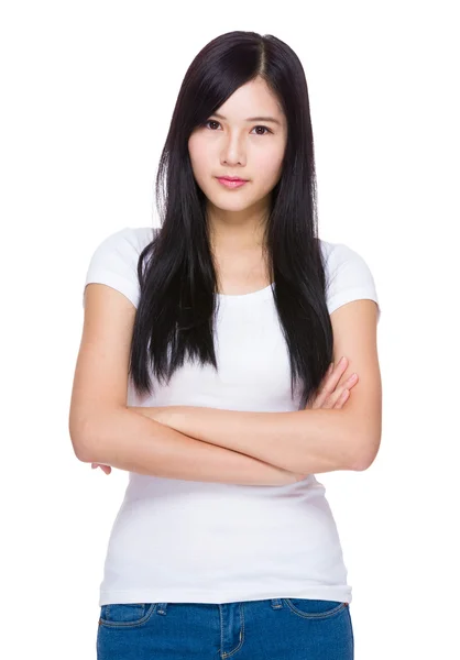 Mladá asijská žena — Stock fotografie