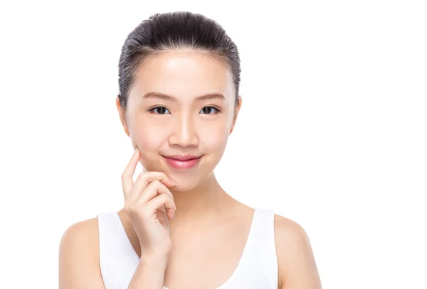 Woman with clean fresh skin — Stock Photo, Image