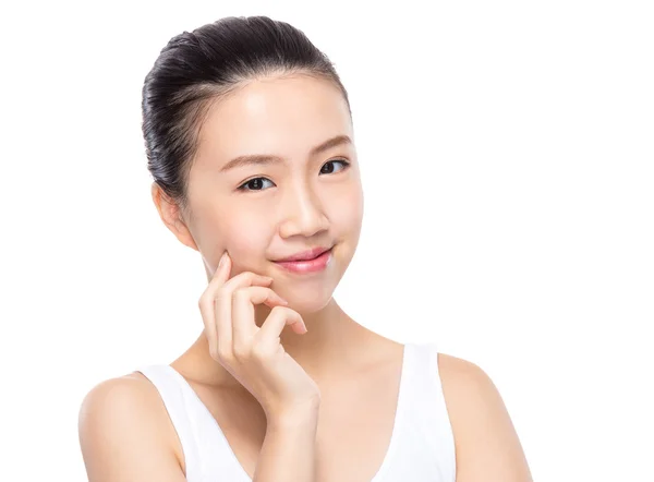 Woman with clean fresh skin — Stock Photo, Image