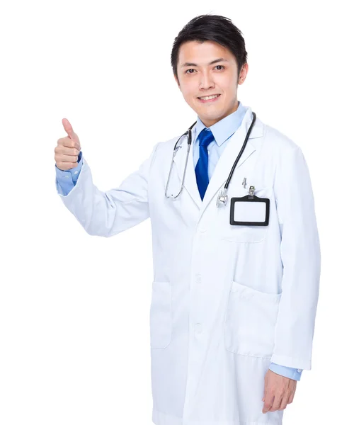 Doctor with thumb up — Stock Photo, Image