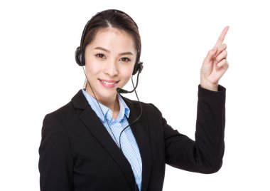 kadın müşteri hizmetleri temsilcisi