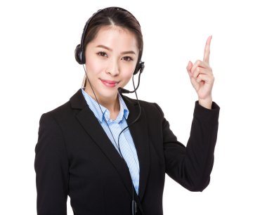 kadın müşteri hizmetleri temsilcisi