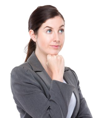 bir şey düşünme iş kadını