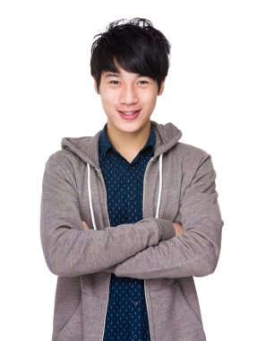 Kolları çapraz adam