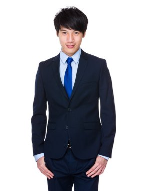 Kendine güvenen genç işadamı