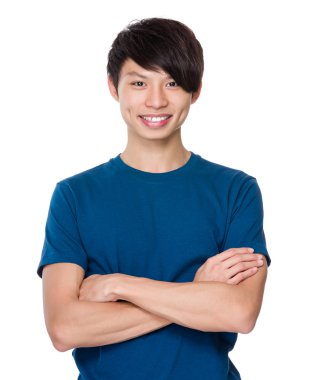 Kolları çapraz adam