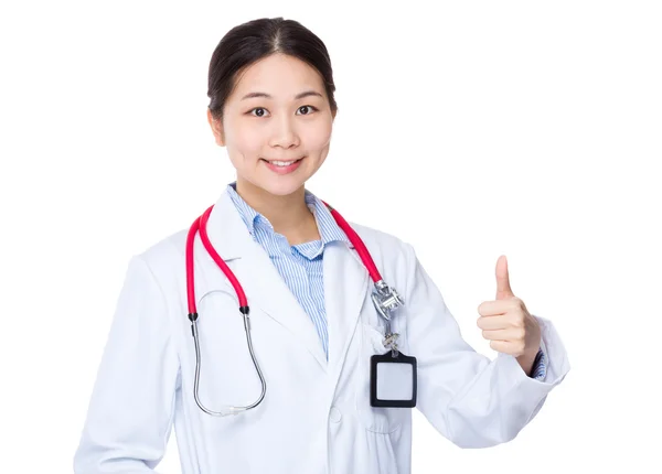 Doctor with thumb up — Stock Photo, Image