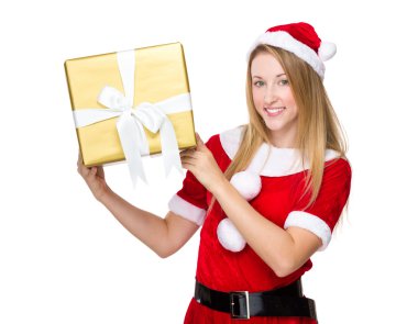 Noel kadın hediye kutusu