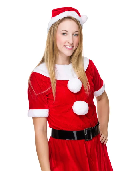 Beautiful Christmas woman — Stock Photo, Image