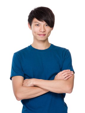 Kolları çapraz adam