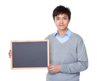 blackboard ile işadamı