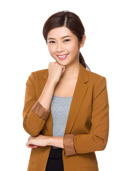 Young confident businesswoman — Stock Photo, Image