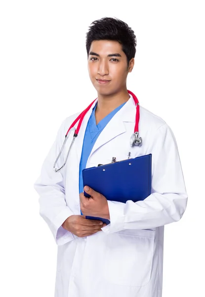 Doctor with clipboard — Stock Photo, Image