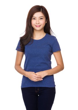 Genç güzel kadın.