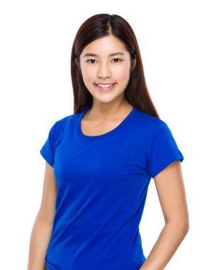 Genç güzel kadın.