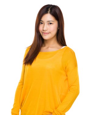 Asyalı güzel kadın