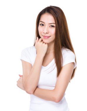 Asyalı güzel kadın