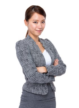 kollarını çapraz işkadını