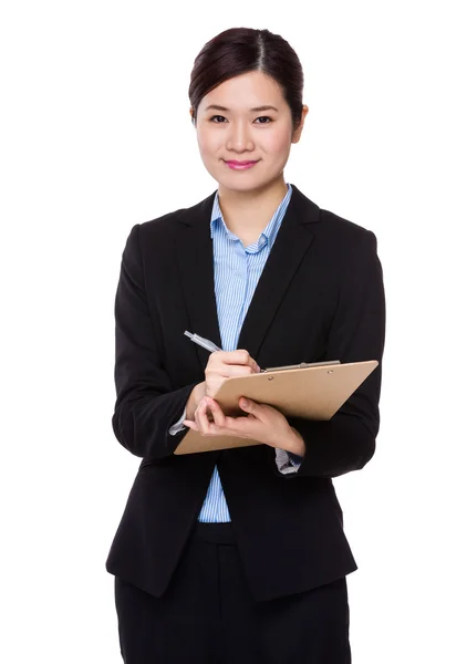 Asiática joven mujer de negocios — Foto de Stock