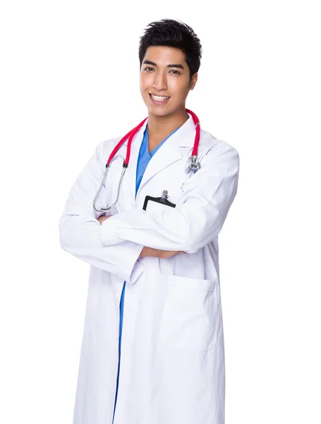 Young handsome doctor — Stock Photo, Image