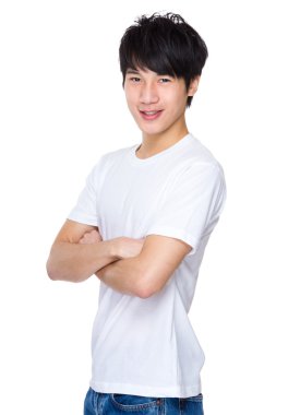 Kolları çapraz adam