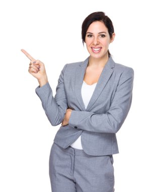 Beyaz orta yaşlı işkadını