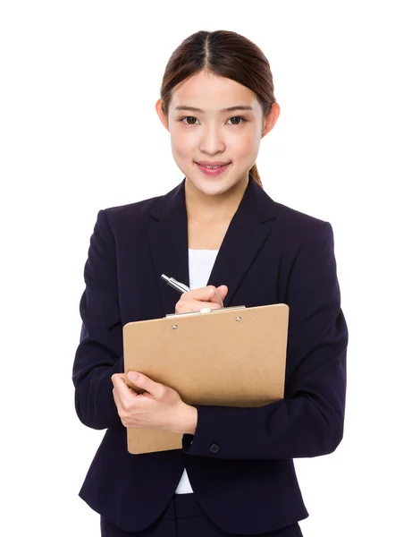 Asiática joven mujer de negocios — Foto de Stock