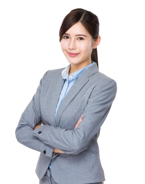 Asiática joven mujer de negocios — Foto de Stock