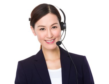 kadın müşteri hizmetleri temsilcisi