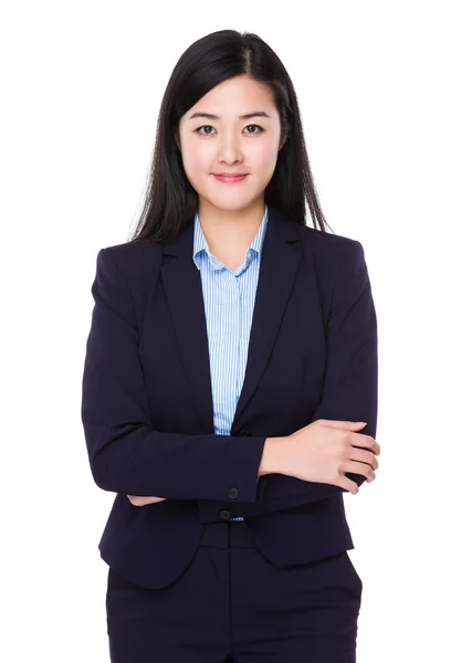 Asiatisk ung forretningskvinde - Stock-foto