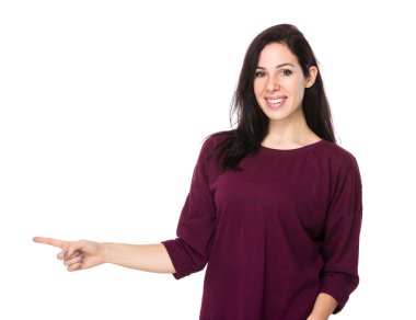 Kafkas orta yaşlı esmer kadın