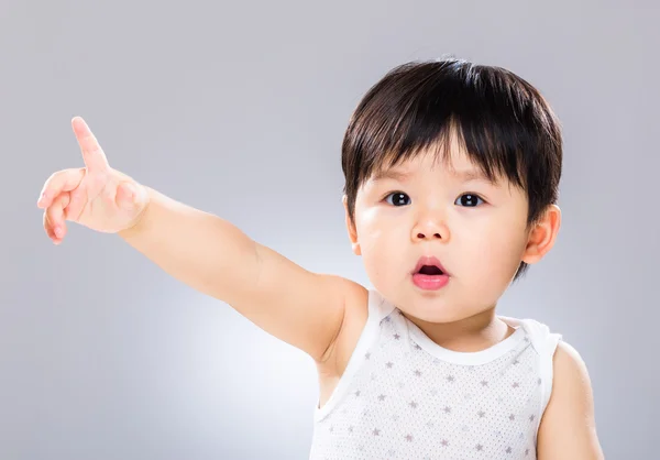 Aziatische kleine babyjongen — Stockfoto