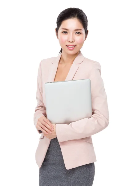 Mujer de negocios asiática en traje de negocios — Foto de Stock