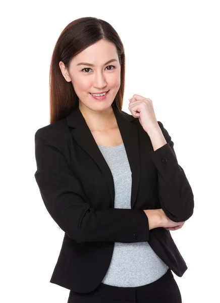 Asian businesswoman in business suit — Stock Photo, Image