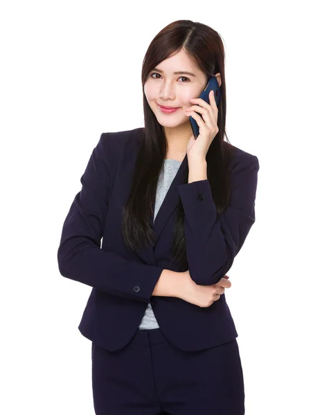 Asiatisk forretningskvinne i dress – stockfoto