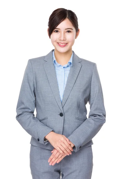 Takım elbise içinde Asya iş kadını — Stok fotoğraf