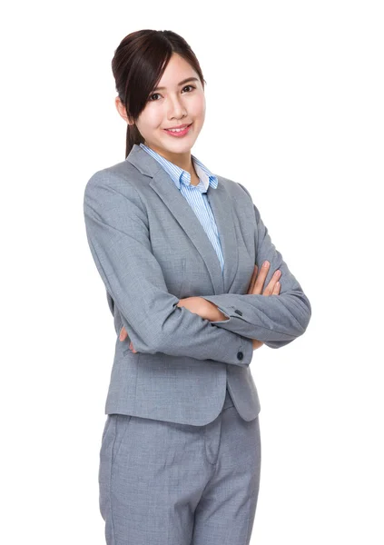 Asian businesswoman in business suit — Stock Photo, Image