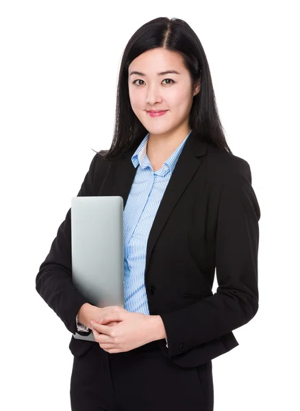 Mujer de negocios asiática en traje de negocios — Foto de Stock