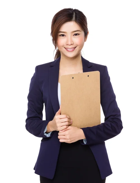 Asian businesswoman in business suit — Stock Photo, Image