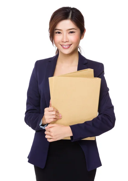 Mujer de negocios asiática en traje de negocios — Foto de Stock