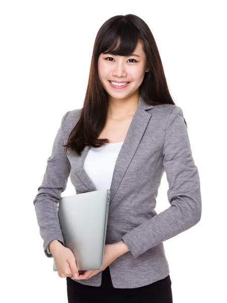 Mujer de negocios asiática con traje de negocios — Foto de Stock